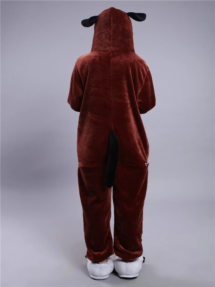 Kigurumi мультфильм собака Пижама kawaii Аниме Толстовка пижамы Косплей искусство