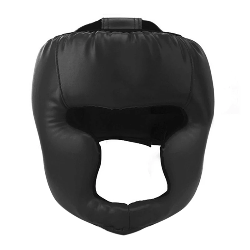 2019 New black boxing training Sanda protective gear helmet enclosed Muay Thai fighting guard head | Спорт и развлечения - Фото №1
