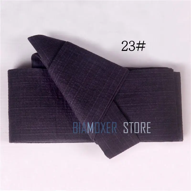 Biamoxer 17 цветов японское мужское кимоно Yukata жесткое каку Obi пояс легкий Кай но Кути мусуби - Цвет: 23