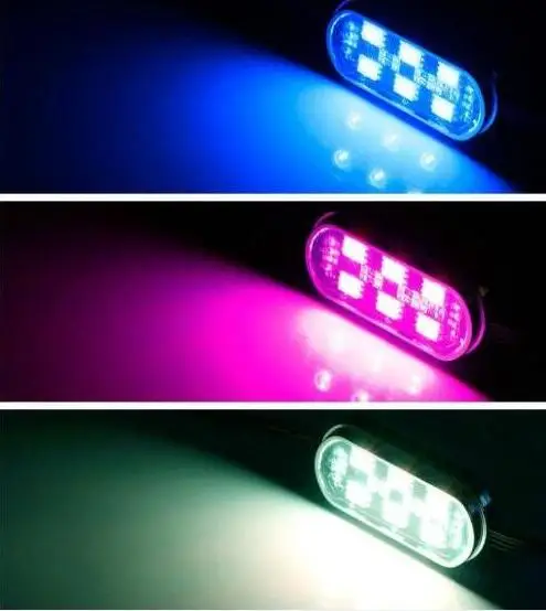 6 шт./компл. Pods 7-color RGB гибкая светодиодная неоновая лента нижняя часть и интерьер мотоцикла автомобиля Accent освещение комплект+ беспроводной пульт дистанционного управления