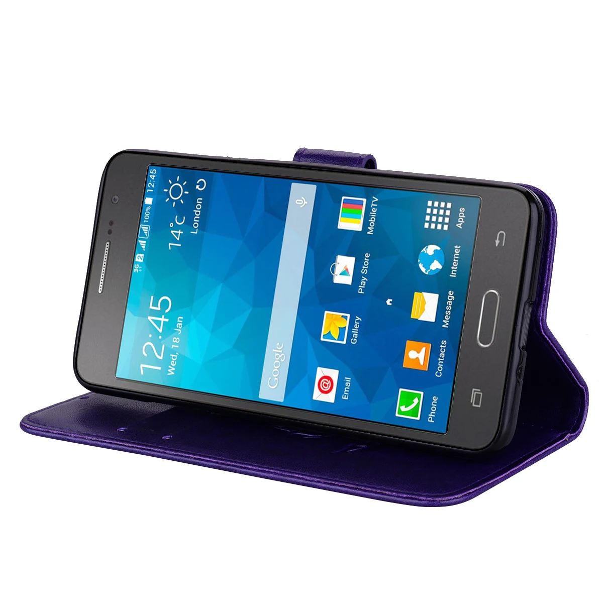 Чехол для телефона samsung Galaxy J2 премьер G530 G532F G532 цветочный дизайн кожаный бумажник откидная крышка Чехлы для Galaxy SM-G530F