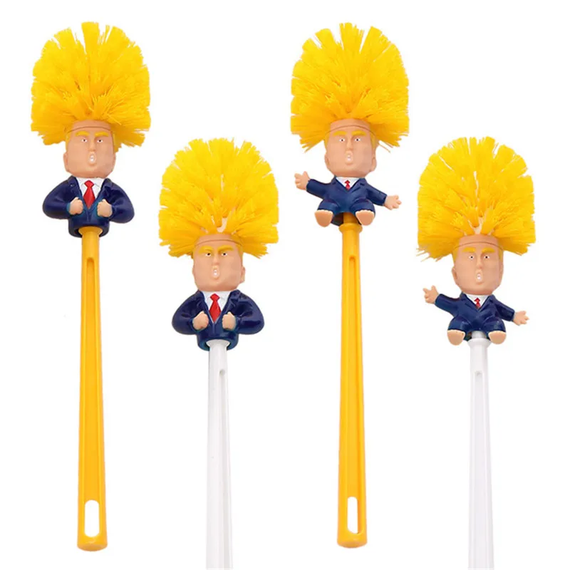 

Creative Donald Trump Toilet Brush Family Hotel Toilet Cleaning Tool WC Brush Cleaning Accessories
