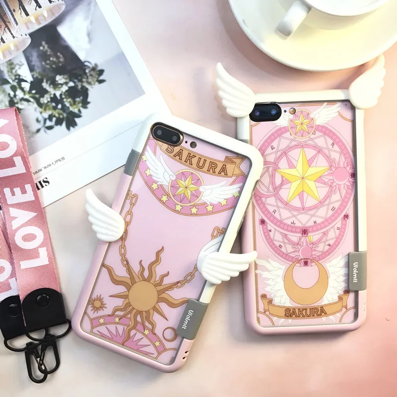 Чехол KINOMOTO SAKURA для iPhone 6 6S 7 8 Plus X| |