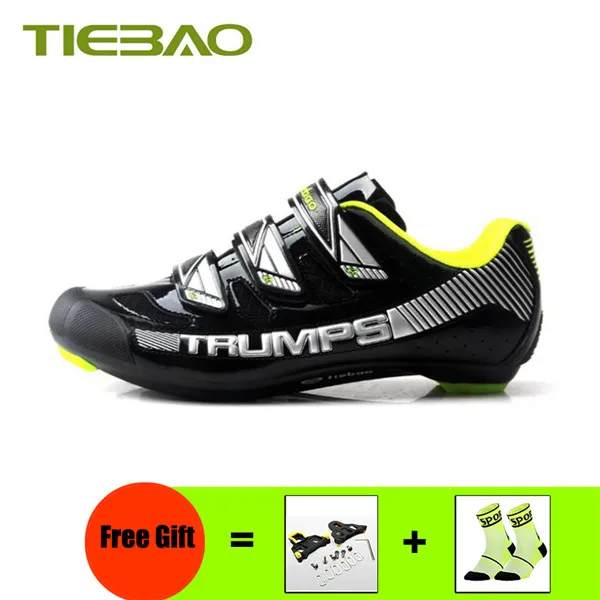 Cleats for 1688 B Tiebao pro велосипедная обувь sapatilha ciclismo SPD-SL педали самозакрывающиеся дышащие кроссовки суперзвезды спортивная обувь для шоссейного велосипеда - Цвет: Cleats for 1688 B