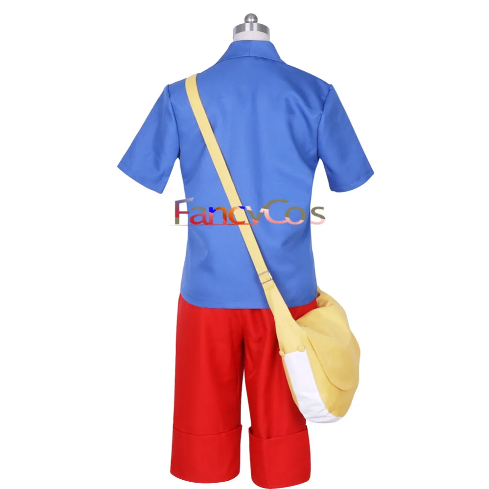 Хэллоуин цельный фильм: Мощный мир Косплей Обезьяна D. Luffy косплей костюм игра