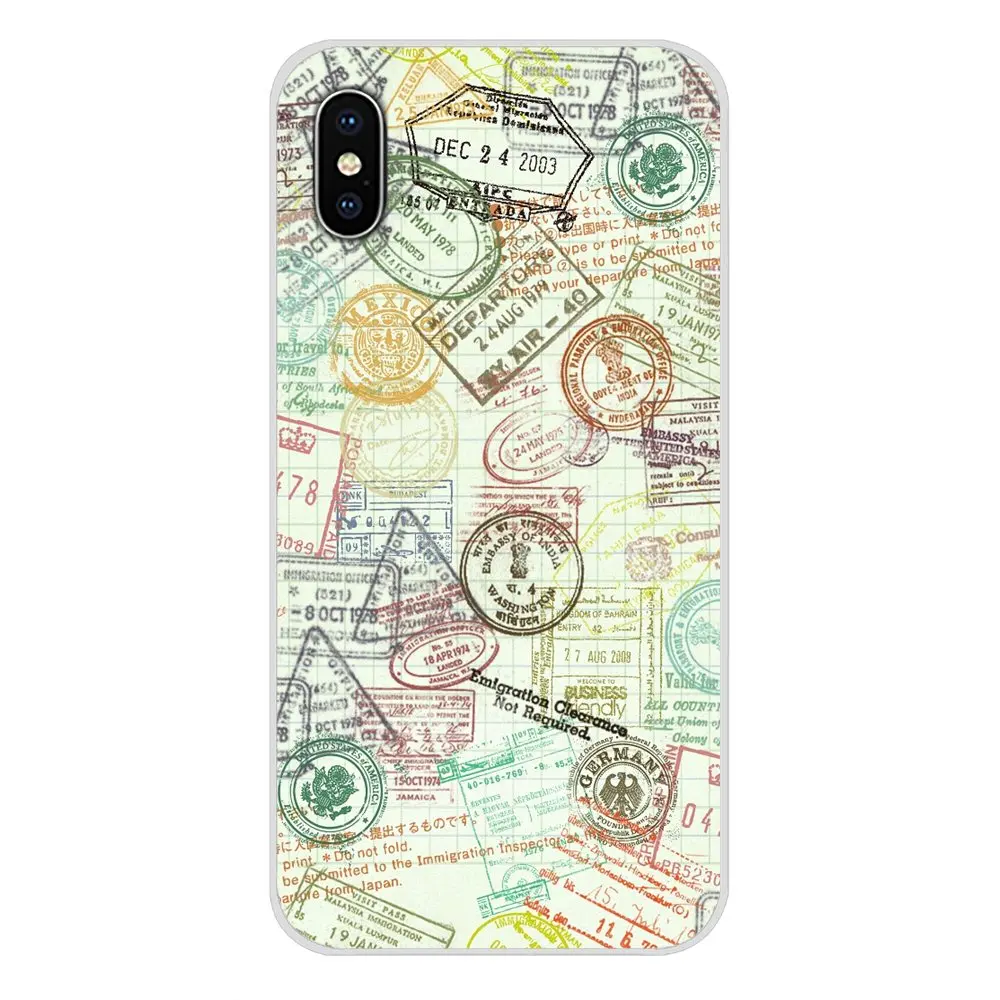 Для Nokia 2 3 5 6 8 9 230 3310 1 7 Plus для LG Q6 X прозрачный мягкий чехол Ретро почтовая карта