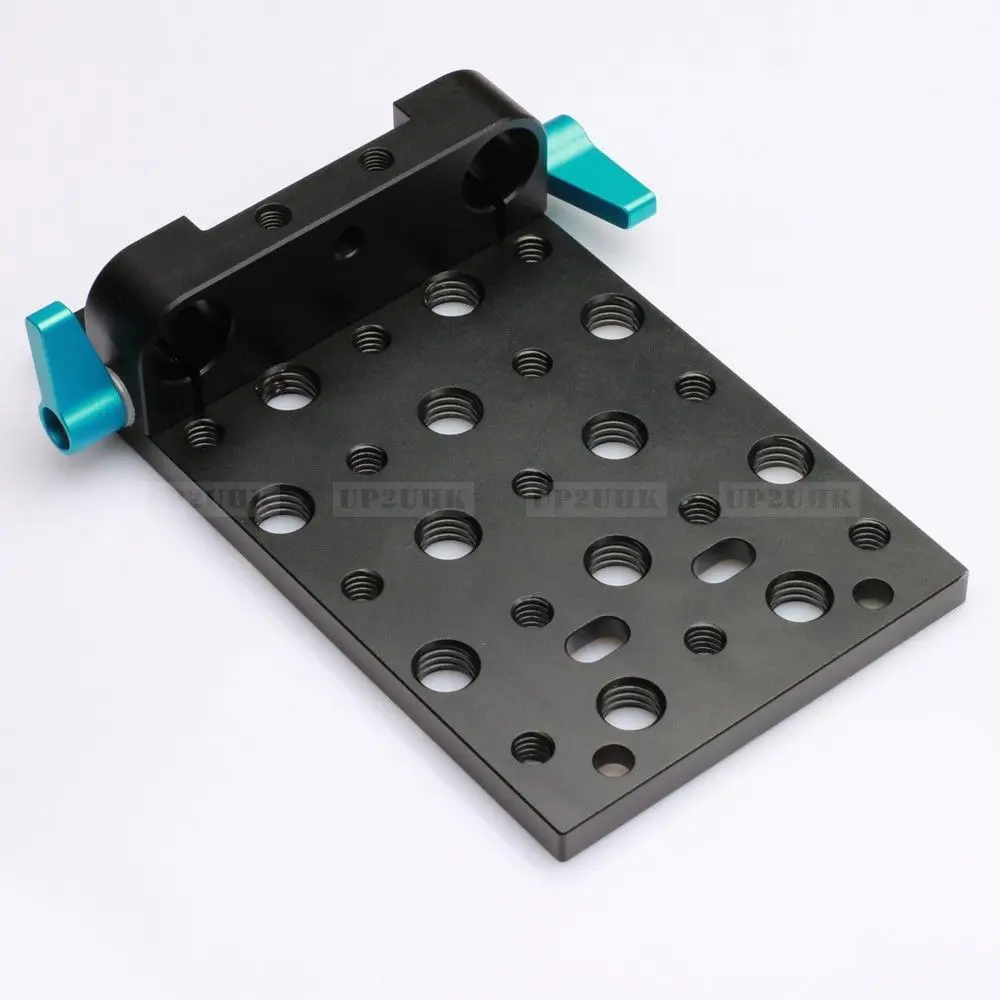 Крепление для штатива сырной пластины Railblock Rod Clamp fr DSLR Rig Cage Rail system светильник