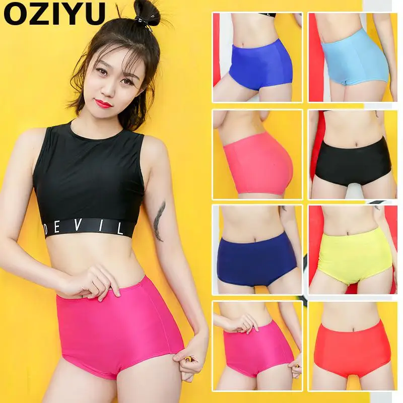

Women Bikini panties bathing sport shorts Two-Piece Separates trunks swimwear Beach Underwear swimsuit High-waist Bottom Girls