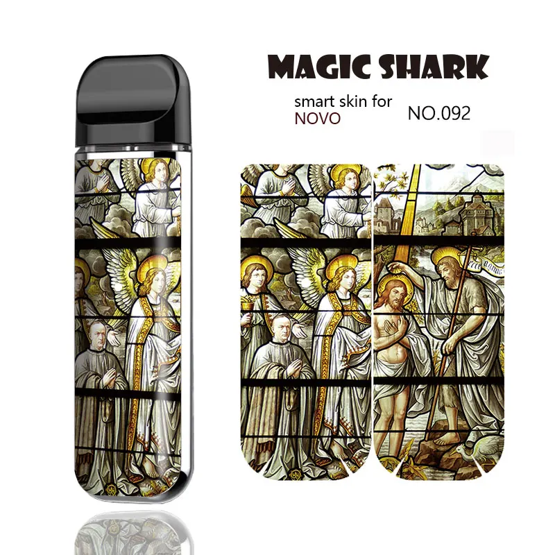 Magic Акула статуя Будды Бог Христос обезьяна кактус E наклейка на сигарету крышка