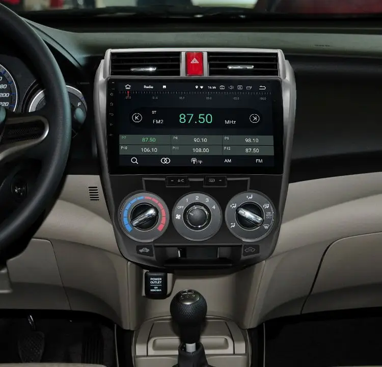 1" Android 8,0 Восьмиядерный Мультимедиа gps навигация для Honda City 2008- аудио стерео