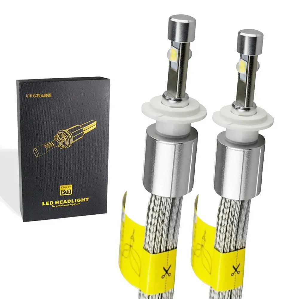 Мощный США Cree XHP 70 чип Автомобильный светодиодный фар H4 Hi короче спереди и длиннее