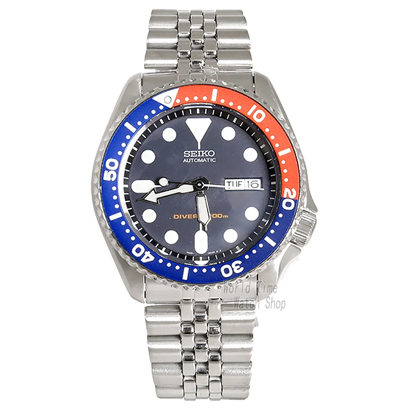SKX009K2-A Seiko часы мужские 5 автоматические часы люксовый бренд водонепроницаемые спортивные наручные часы Дата мужские часы дайвинг часы relogio masculino SKX - Цвет: SKX009K2-A