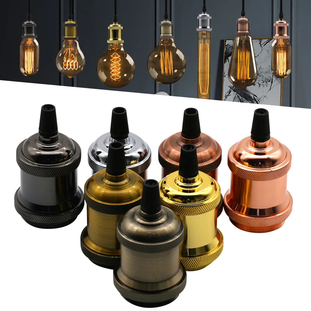 

Modern Pendant Light E27 AC 110V 220V Retro Hanging Lamp For Vintage Edison Bulb Lamp Kitchen Bedroom Indoor Lighting Home Decor