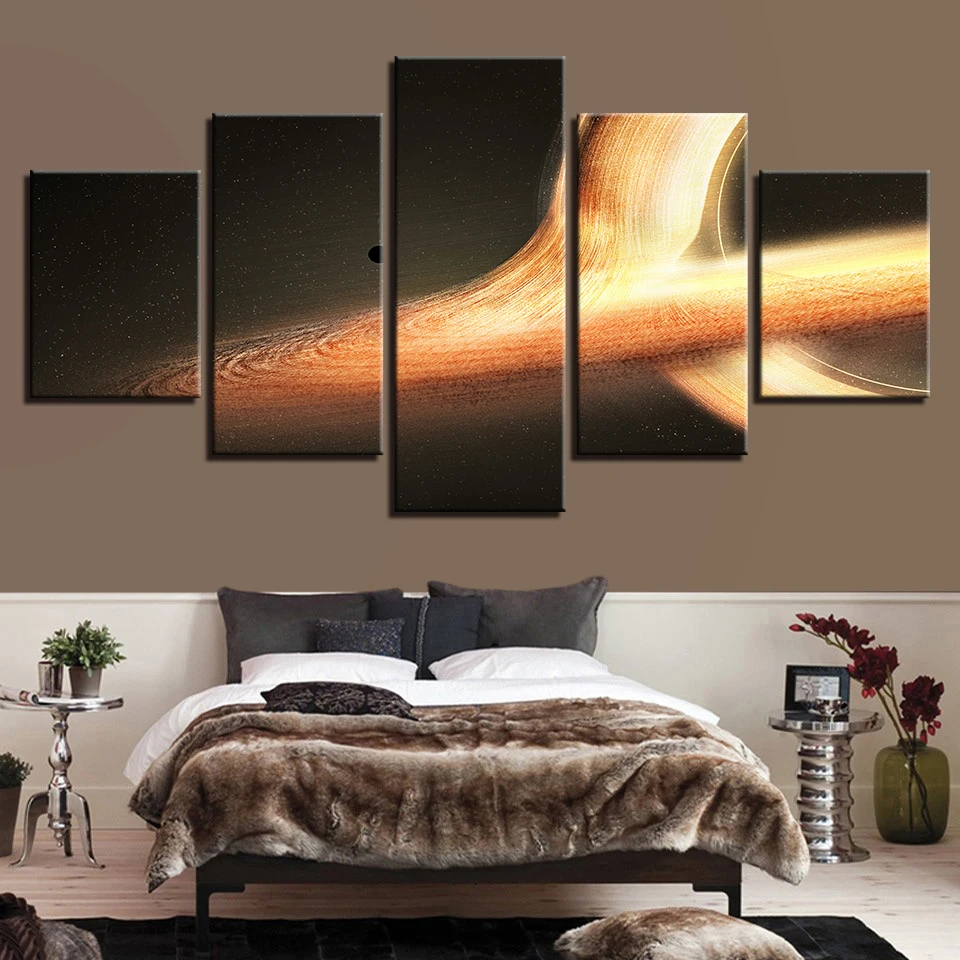Космическая земля Юпитер Венера Солнце Луна и Вселенная 5 шт. настенные картины