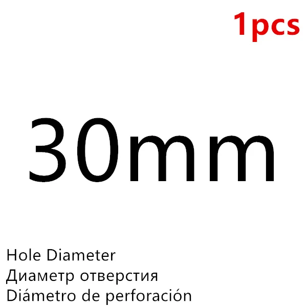 Дырокол для пробивки отверстий в коже, Круглый стальной кожаный дырокол 1 мм-30 мм для металлических прокладок, кожаных пластиковых резиновых инструментов - Цвет: 30mm - 1Pcs