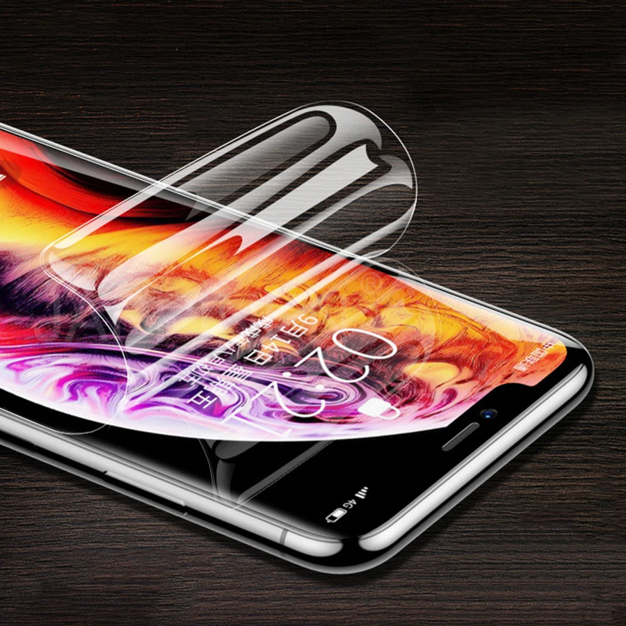 

3D Full Cover Screen Protector TPU Film For iPhone XR XS Max X Soft Clear Hydrogel Film For iPhone 8 7 6 6s Plus Protector Film