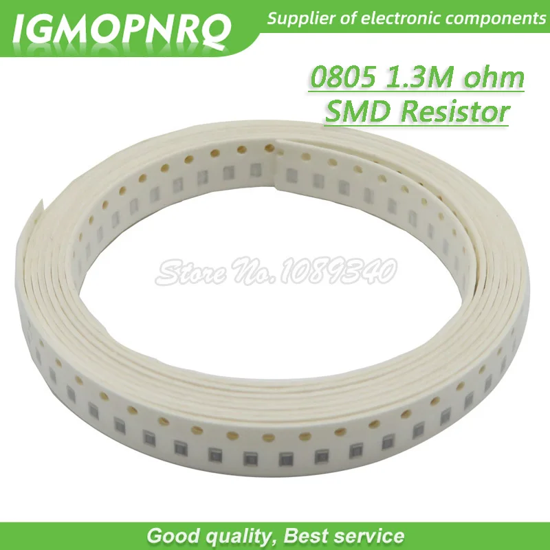 300 шт. 0805 SMD резистор 1 3 м Ом Чип Резистор 1/8 Вт 1м3 0805-1 | Электронные компоненты и