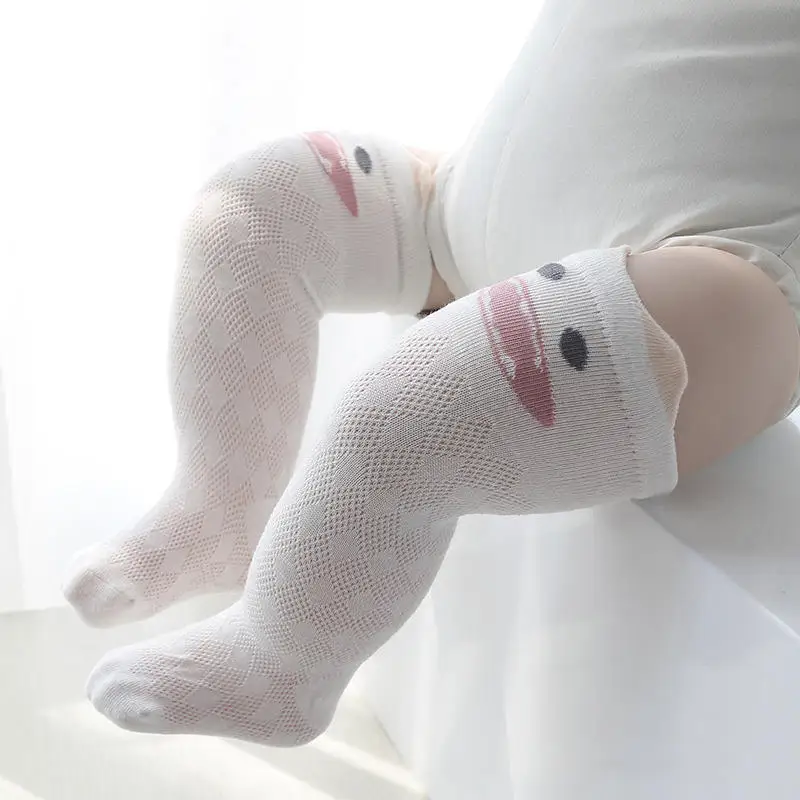 Wecute/носки для новорожденных летние ультратонкие Детские гольфы для мальчиков и девочек, детские носки с героями мультфильмов, противомоскитные