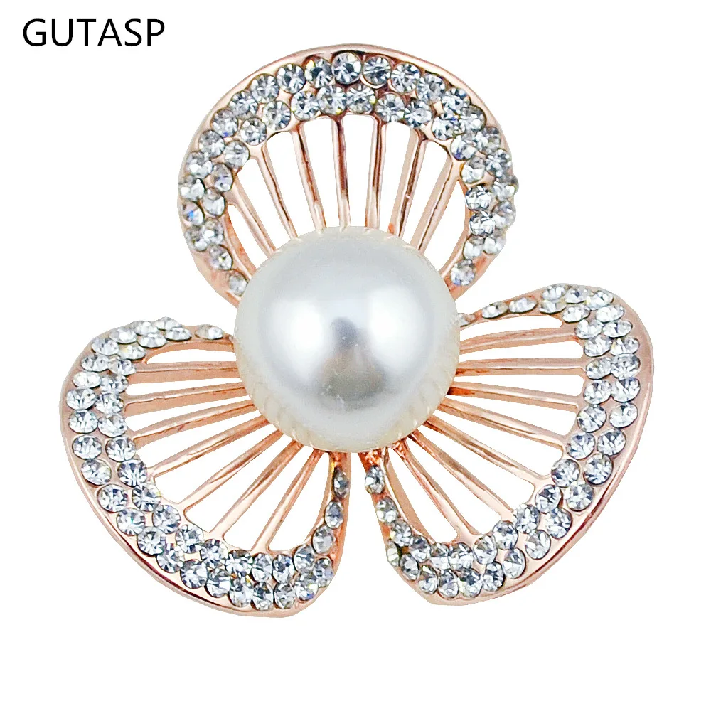 Gutasp Свадебные украшения элегантный темперамент красивые цветы форма имитация