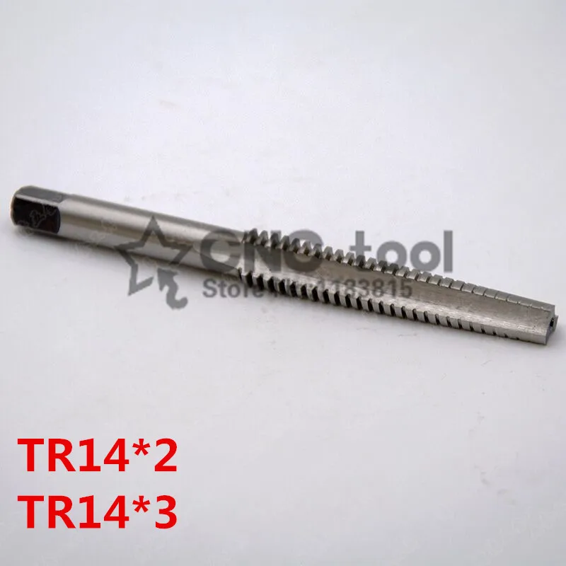 

Free shipping 1PCS TR14*3 high speed steel ladder shaped screw machine screw tap, tap machine T type screw thread