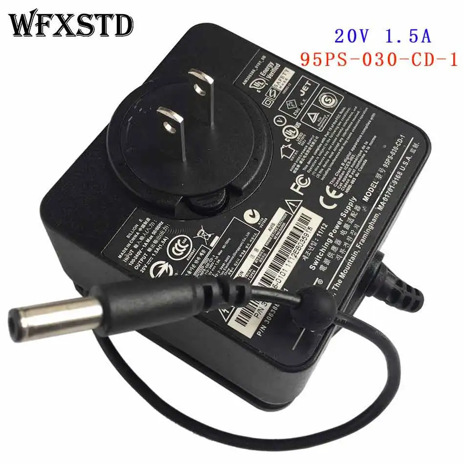 Б/у 20 в PSM41R200 PSM41R200 95PS-030-CD-1 зарядное устройство для ноутбука для bose SoundDock портативный SoundLink Air II зарядный адаптер