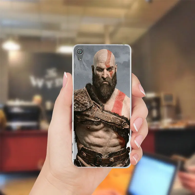 Горячие Бог войны 4 Прозрачный чехол для sony Xperia Z Z1 Z2 Z3 Z4 Z5 компактный M2 M4 M5 T3 XA E3 E5 C4