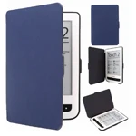 Шелкография Обложка книги чехол для Pocketbook basic touch lux 2 3 614/624/626 плюс читалка 6 ''чехол+ Защитная пленка для экрана - Цвет: 626 CB dark blue