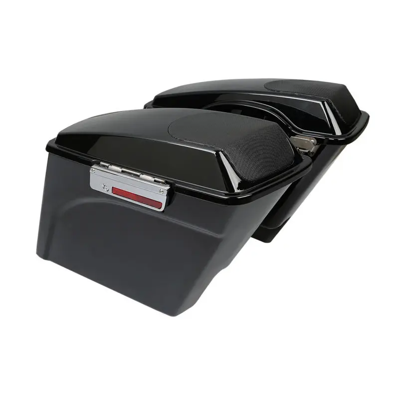 Мотоцикл 5 &quotрастягивается седельная сумка 5x7&quot крышки динамиков для Harley Touring Road