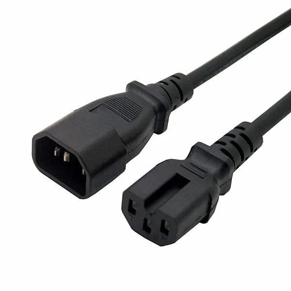 1 5 м футов IEC 320 C14 к C15 PDU UPS Удлинительный кабель шнура питания Папа-мама 10 шт./лот |