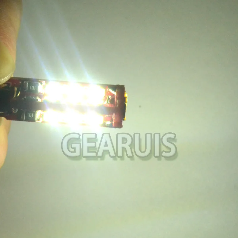 100X высокая мощность T10 Canbus 2 Вт светодиодный 190MA 27 SMD 4014 безошибочный 27SMD 194 168 W5W без