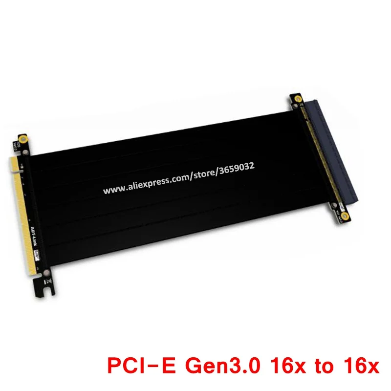 Чехол PCI Express E x16 на PCIE 3 0 16x pci e видеокарта Удлинительный кабель для GTX1080TI firepro w7100