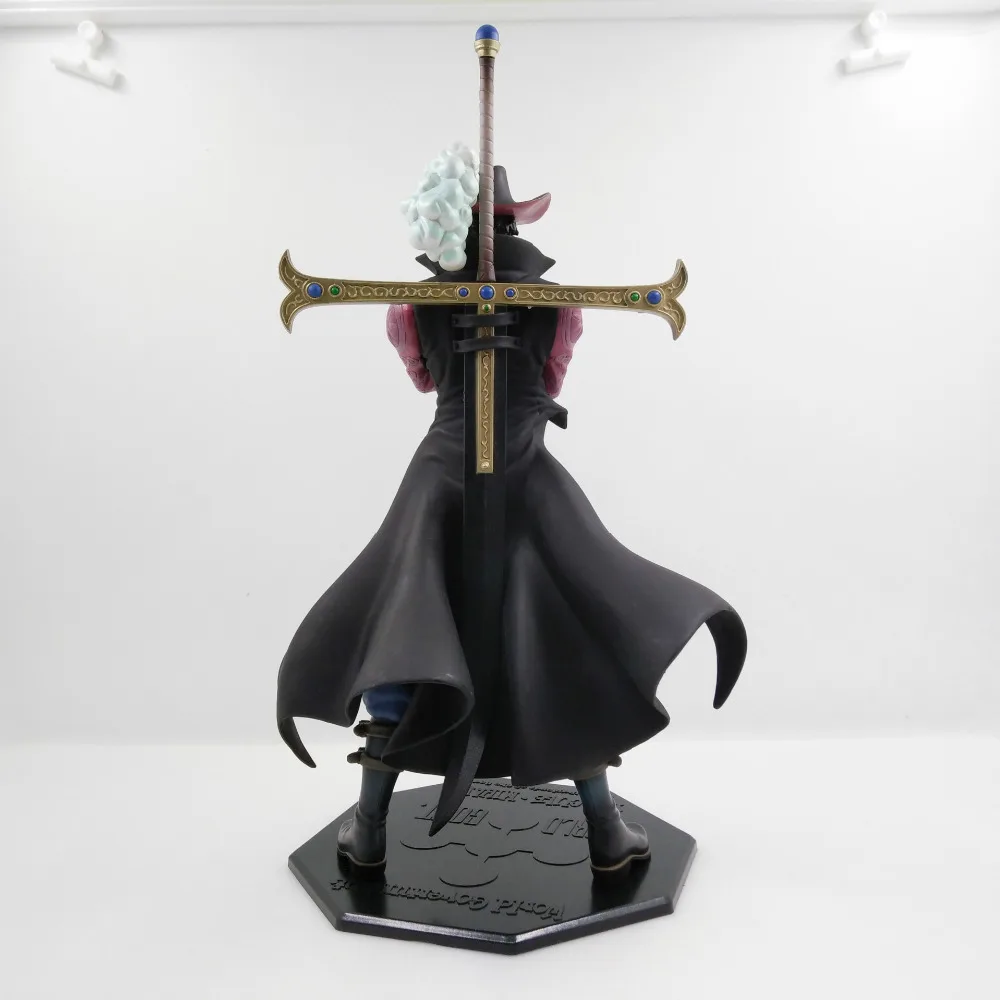 Аниме одна штука 28 см поп большой размер Dracule Mihawk ПВХ фигурку Brinquedos Коллекция