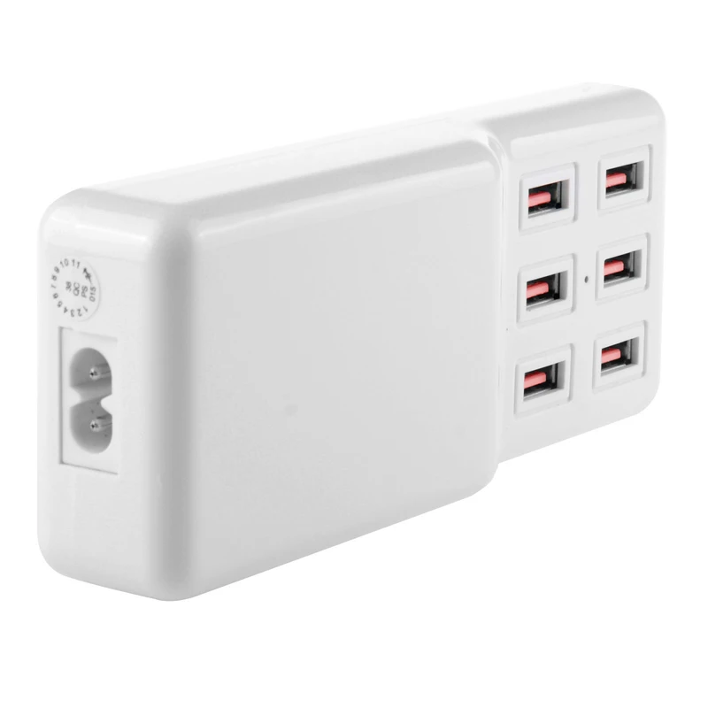 Мульти порт USB зарядное устройство концентратор Быстрая зарядка розетка 6 портов