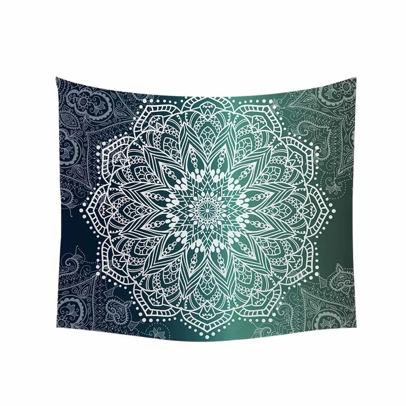 Мандалы пляжное одеяло слон гобелен тропики растительный ковер на стене ткань