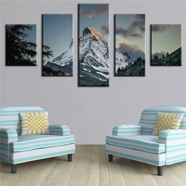 5 панелей обмотки путь Современный домашний декор для стен холст картина