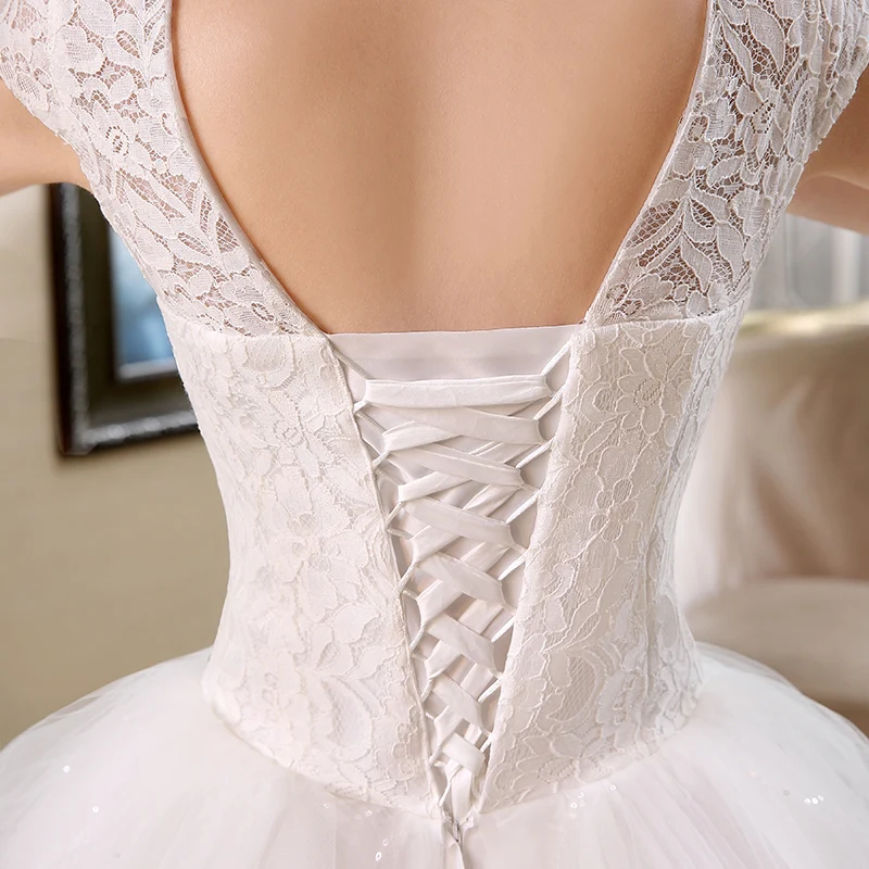 Свадебное платье в Корейском стиле белое романтическое свадебное модное для