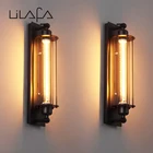 Американский винтажный настенный светильник в стиле лофт, освещение для кровати, настенные светильники