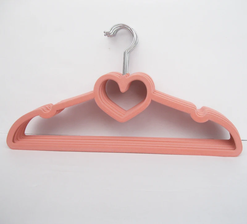 Бархатистая вешалка Sorplus/вешалка для одежды с сердцем пота розовый светильник (50
