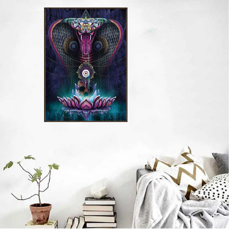 Новый Полный Круглый дрель 5D DIY Алмазная вышивка змея Картина Вышивка крестом