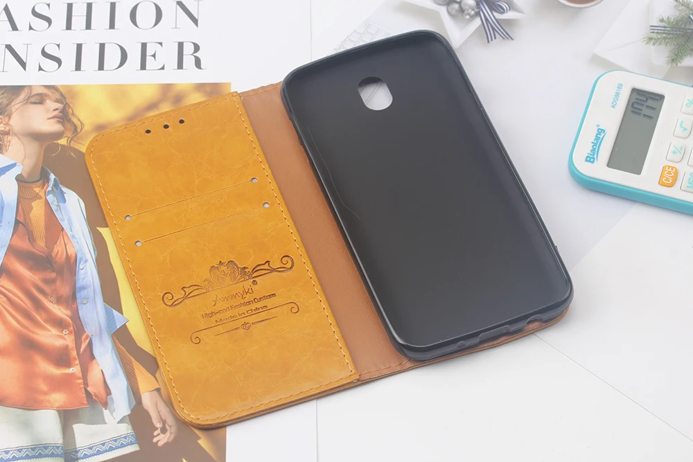 Чехол AMMYKI из экзотической кожи 5,5 'для samsung J7 J7 PRO J730F, без фаве, с логотипом Love 5,5' для samsung Galaxy J7 J730, чехол