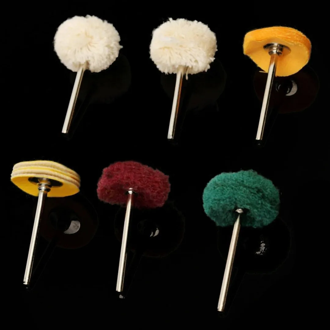 6pcs Polishing Wheel Buffing Pad Brush Set Polishers Tool For Rotary Drill Bit | Abrasive Tools