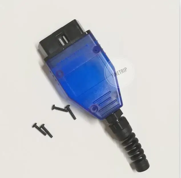 Синий FINETRIP заводская цена! Высокое качество Универсальный 16Pin 16 pin OBDii OBD2 J1962 разъем штекер Адаптер 1 шт - Цвет: Синий