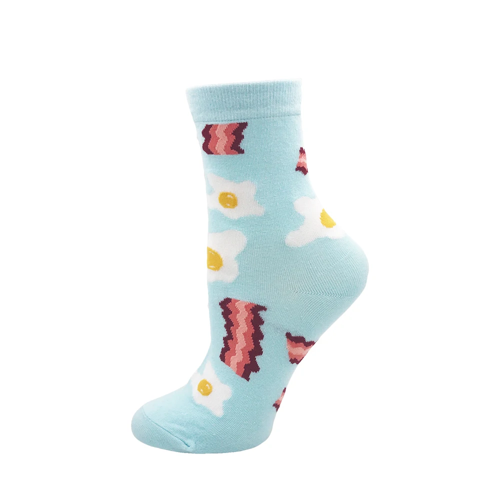 Темно-серый VPM Kawaii Sweet Women's Socks Funny Cute Cream Candy Color Milk Strawberry Unicorn Moon Pineapple Socks for Girl Christmas Gift - Цвет: Темно-серый