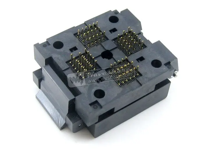 

QFP64 TQFP64 LQFP64 PQFP64 Enplas FPQ-64-0.5-06 QFP IC Test Burn-In Socket 0.5mm Pitch