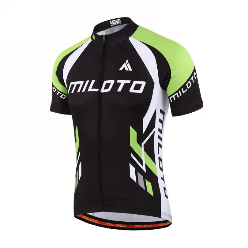 MILOTO Team Велоспорт Джерси дышащая Ropa Ciclismo мужская Топ велосипед с коротким рукавом