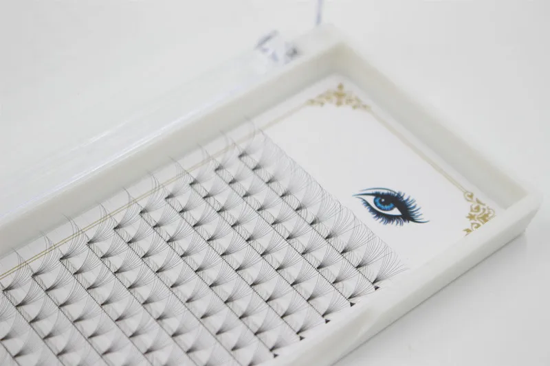 DEEP EYES Pre gemacht fans 10D volumen falsche wimpern, 5 лотков/лот faux nerz wimpern