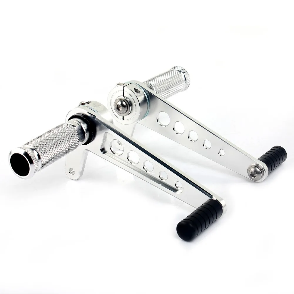 BIKINGBOY Кафе Racer Rearsets задние комплекты подставки для ног Suzuki GT 125 250 500 550 570