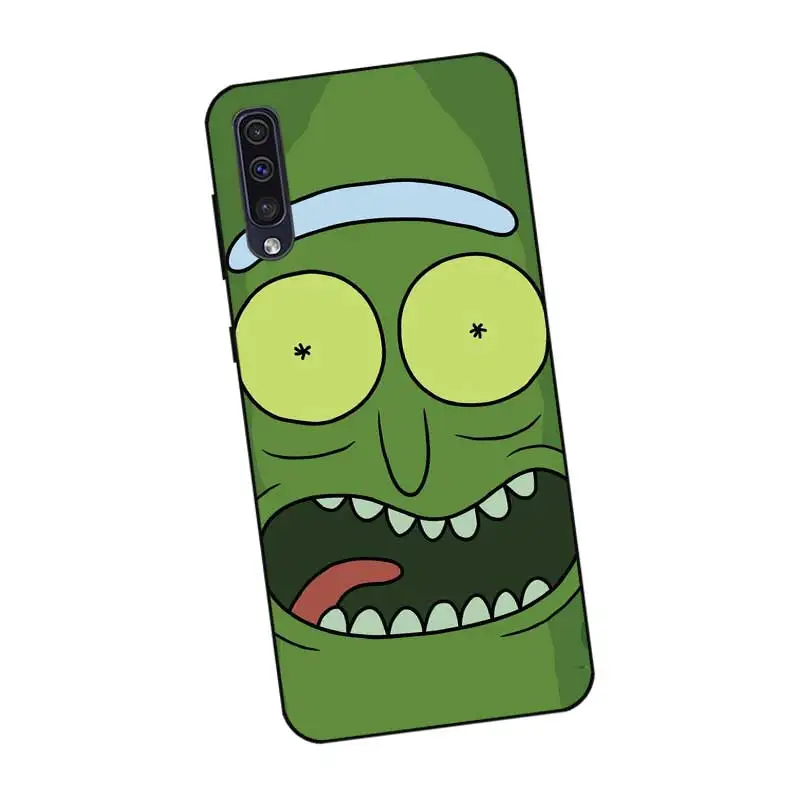 P184 Рик и Морти Cool Черный силиконовый чехол для samsung Galaxy A6 A7 A8 A9 A10 A30 A40 A50 A60 A70 A80 A90 5G