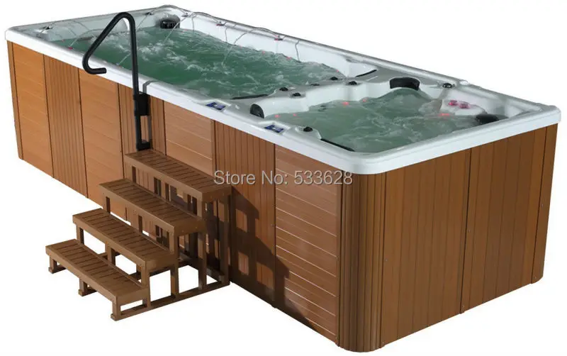 Плавание спа бассейн/spa и бассейн длиной 5 8 м 8801|swim spa|swim spa poolspa pool |