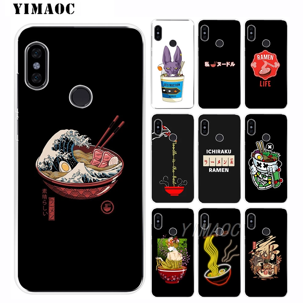 YIMAOC Great Ramen Wave Japan Soft Silicone Case for Xiaomi Mi 9 8 SE 6 6X 5X Mix 2S A2 Lite MiA1 POCOPHONE F1 MAX 3 |